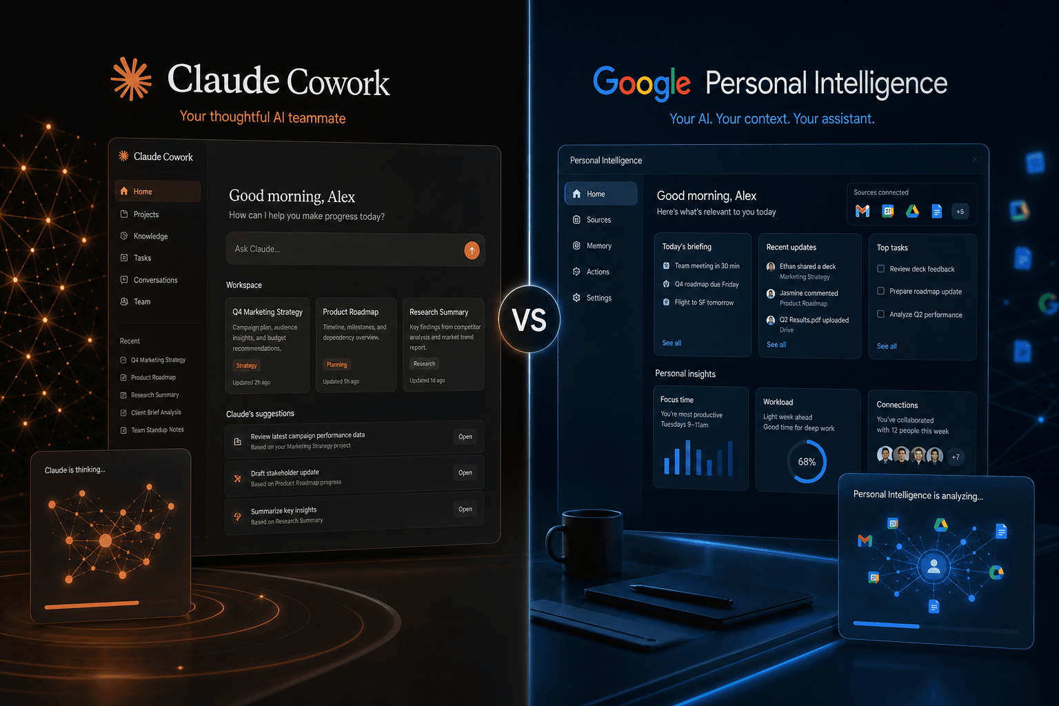Claude Cowork + Google Personal Intelligence: The Desktop Agent War Begins