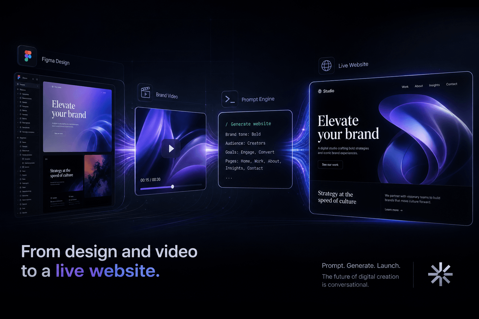 From a Figma Export and a Brand Video to a Live Site Using Only Prompts