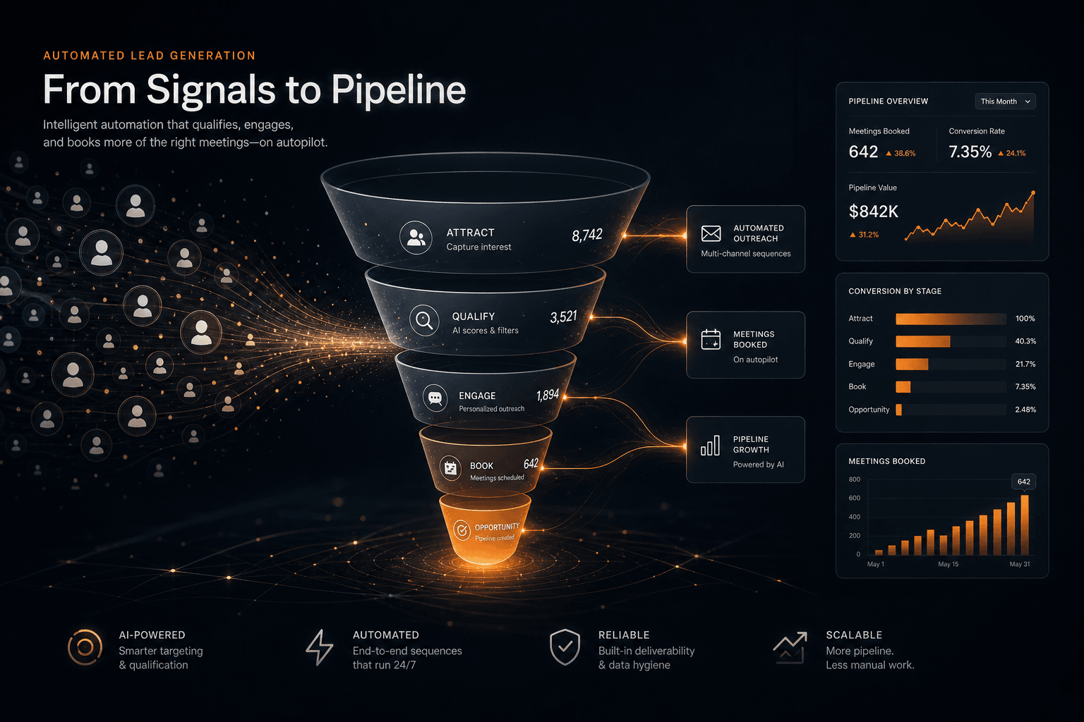 The Lead-Gen Pipeline That Booked 47 Discovery Calls in 30 Days