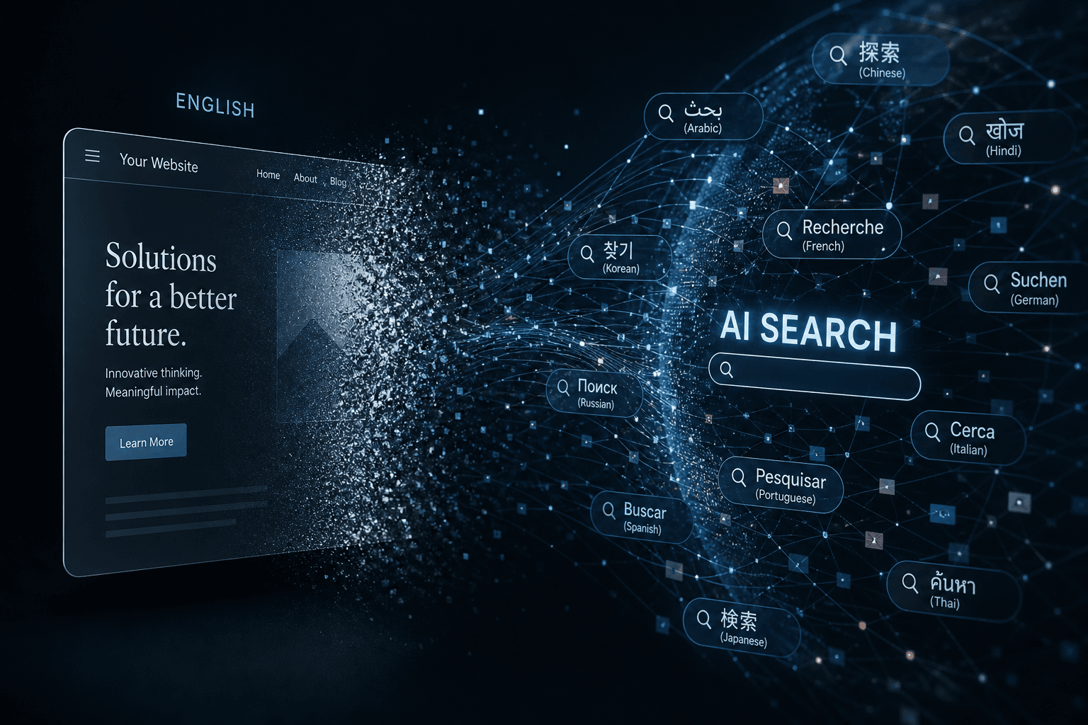 Why Your English-Only Site Disappears in Multilingual AI Search
