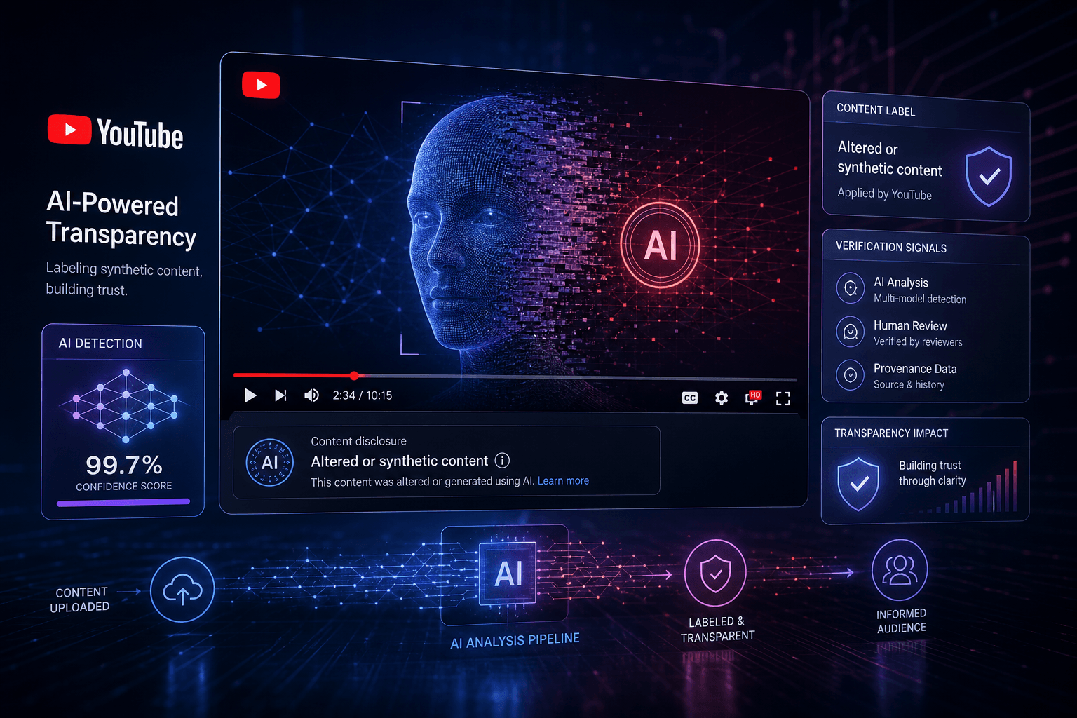 YouTube's New AI Content Labeling Requirements: What Creators Must Disclose