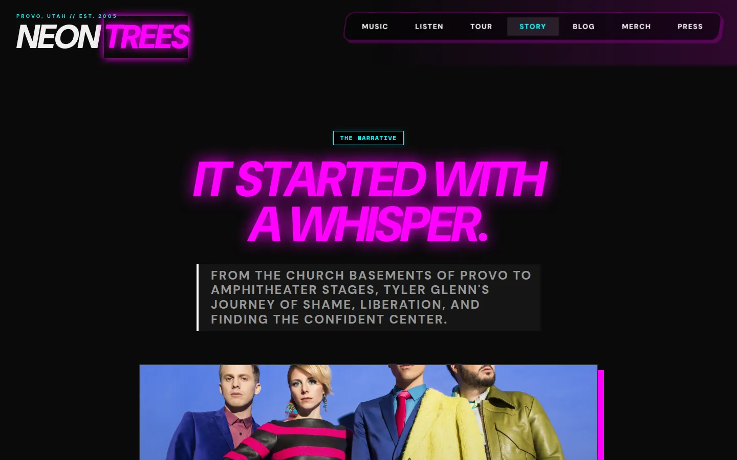 Neon Trees story page